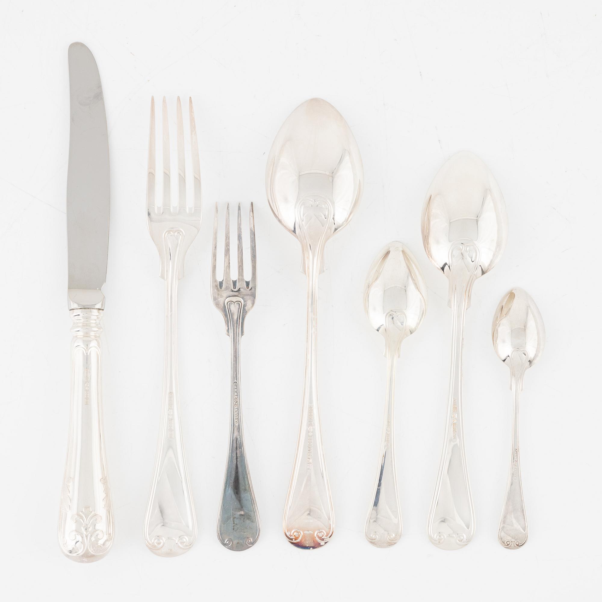 A 29-piece Swedish silver cutlery, including GAB Eskilstuna, 1994.