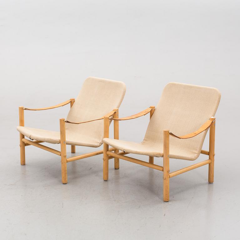 A pair of Bror Boije "Junker" Dux lounge chairs.