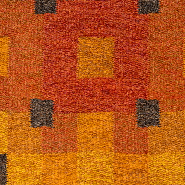 Rug, flat weave, signed HD (MD?), approx. 240 x 160 cm.