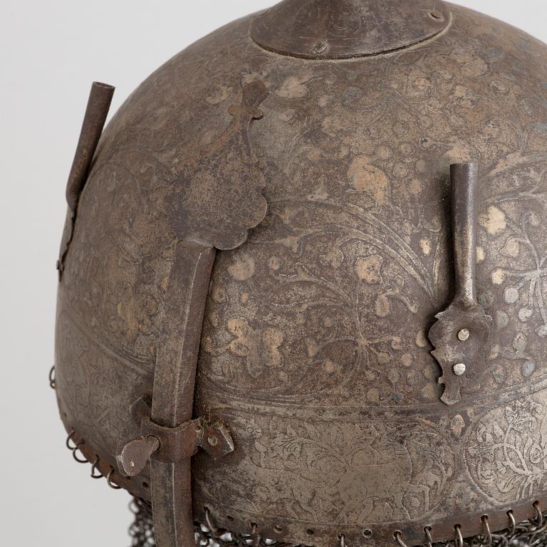 A Persian Khula Khud, 19th century.