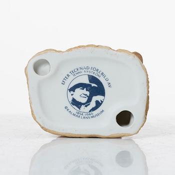 Jenny Nyström, efter, figuriner, 16 st, porslin, för Kalmar Läns museum.