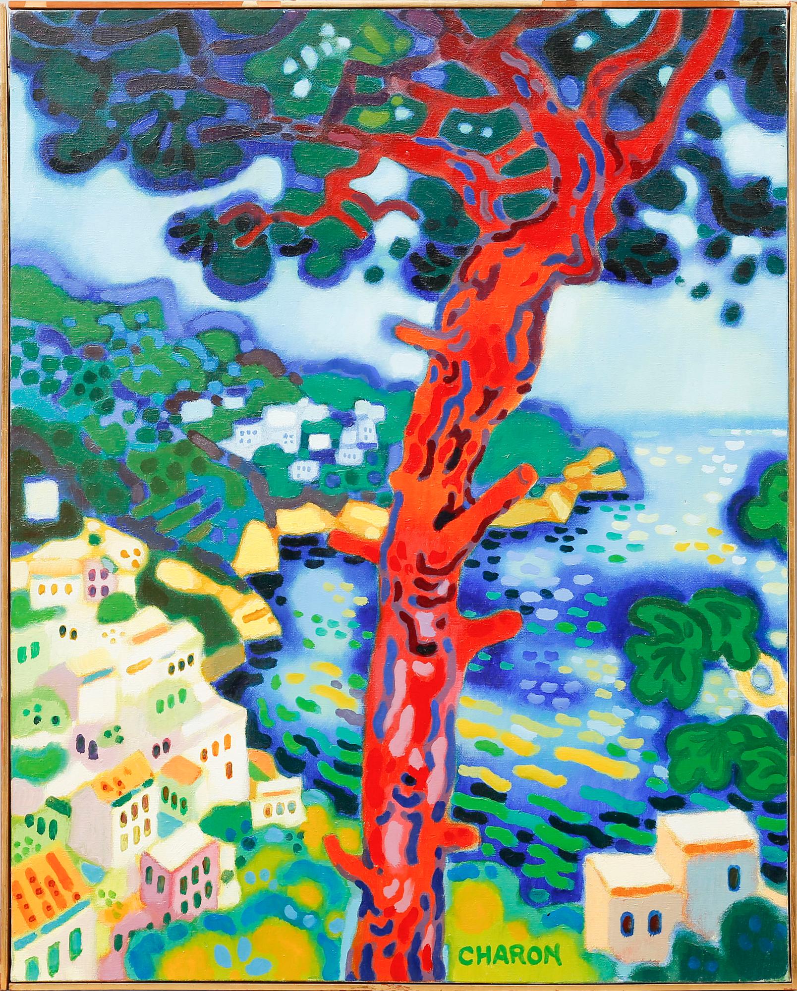 GUY CHARON, olja på duk, signerad.