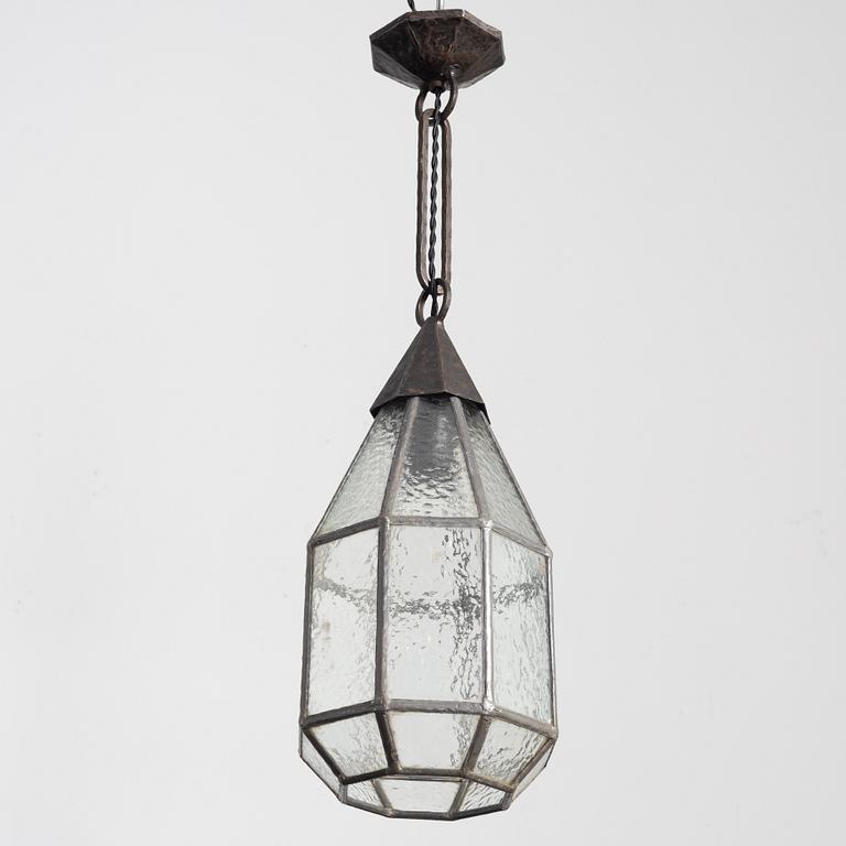 Harald Notini, a model "5994" ceiling lamp, Arvid Böhlmarks Lampfabrik, Stockholm, 1920s-30s.
