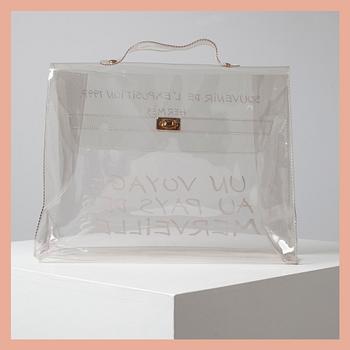 VÄSKA,"Plastic Kelly", Hermès.