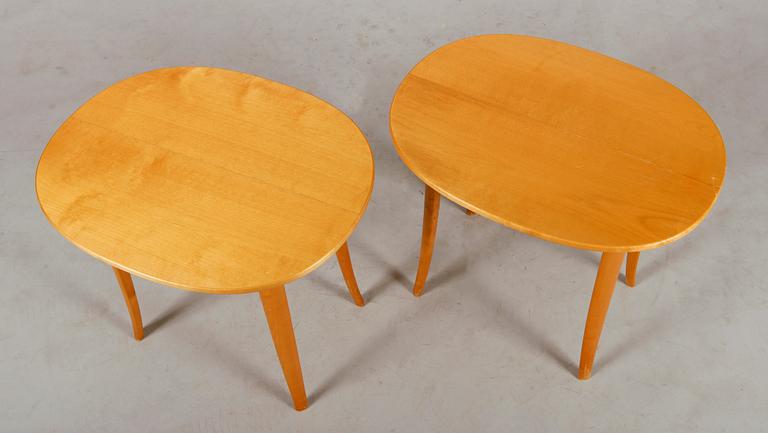 BORD, 1 par, "Ovalen", Carl Malmsten, 1900-talets mitt.