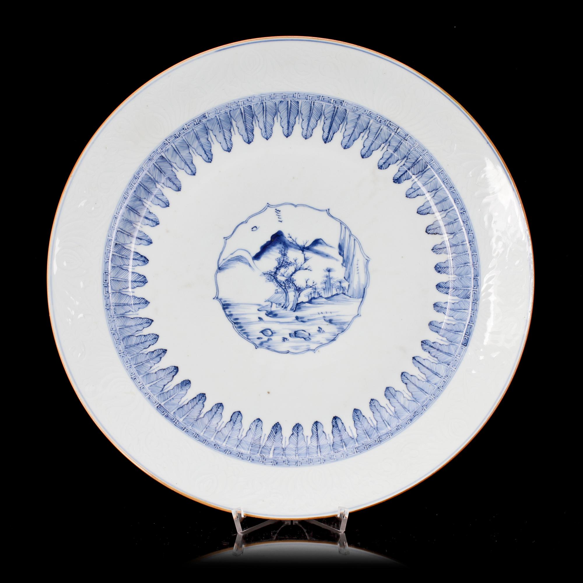 FAT, porslin, Kina, 1700-tal.
