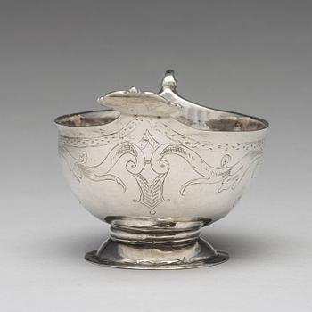 A Swedish 18th century silver brandy-bowl, mark of Johan Rudman, Gävle (1689-1727(1734)).