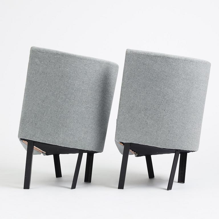 Paolo Pallucco, a pair of armchairs, Gambe-Pallucco, Italy, 1980s.
