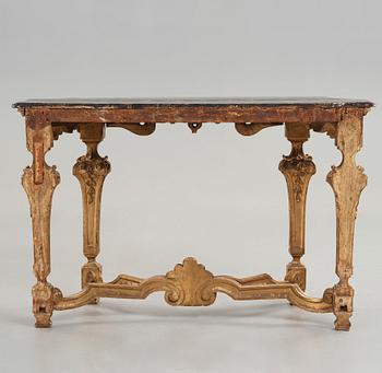 KONSOLBORD, Italien, Régence, 1700-talets första hälft.