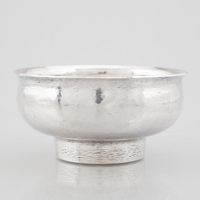 Atelier Borgila, bowl, sterling silver, Stockholm 1981.