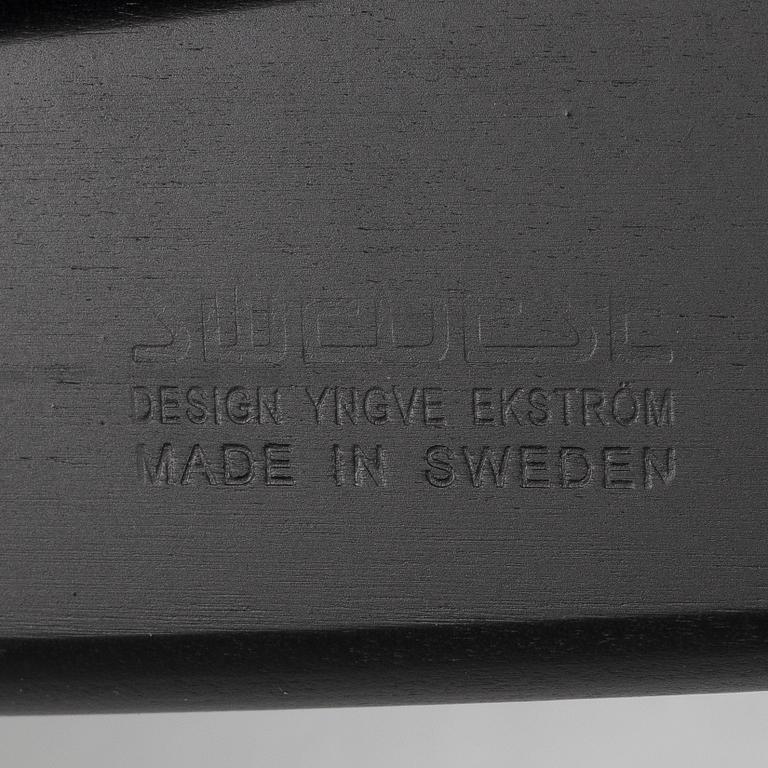 Yngve Ekström, a 'Lamino' easy chair with footstool, Swedese, 2018.