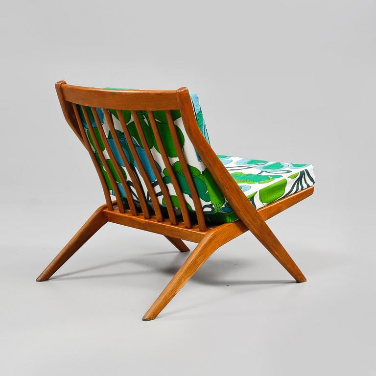 FÅTÖLJ, saxmodell, Folke Ohlsson, Bodafors, daterad 1960.