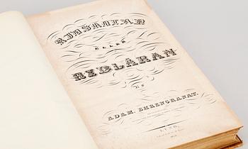 BOK, "Ridskolan eller ridläran" av Adam Ehrengranat, Lund 1831-36.