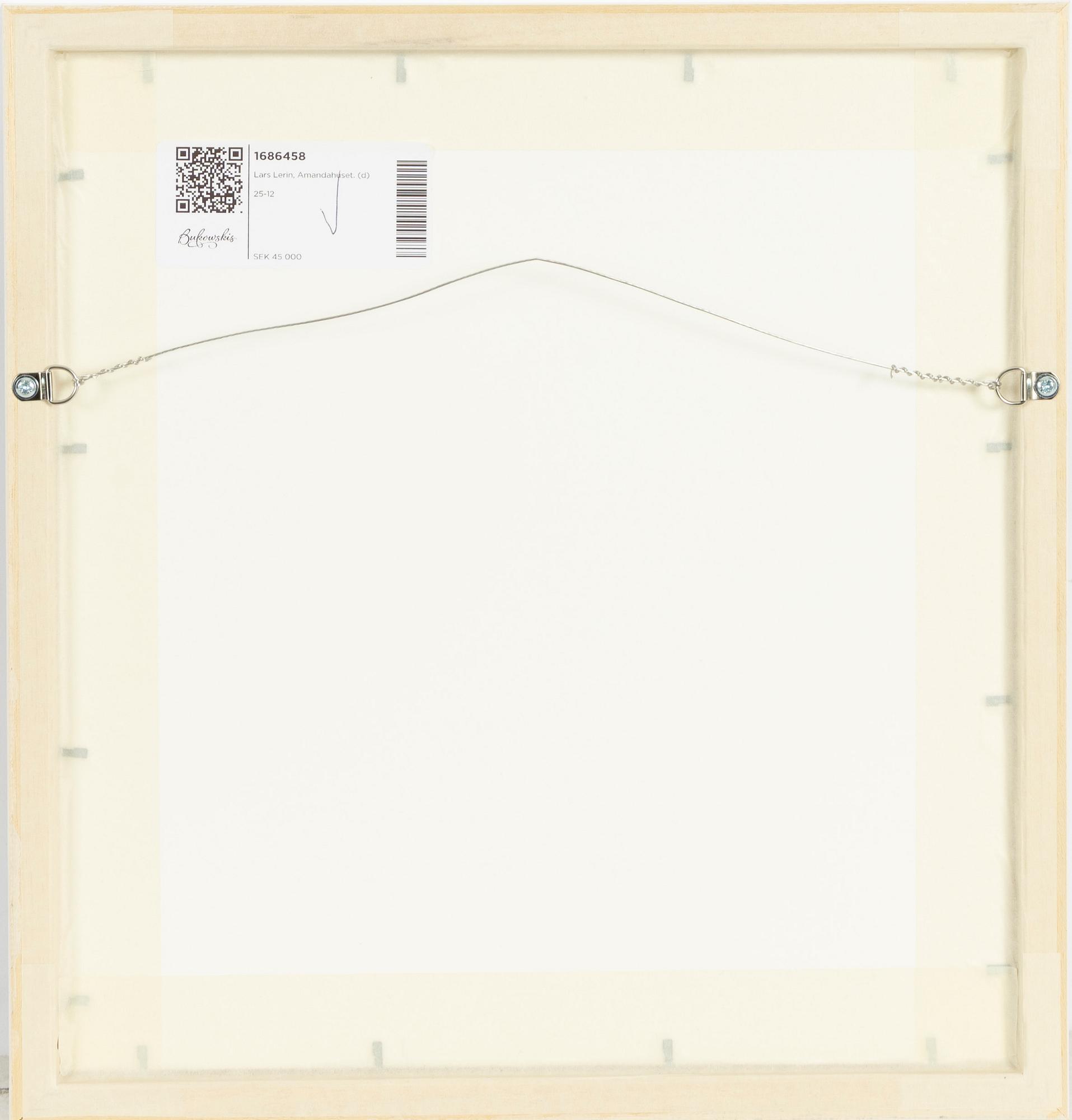 Lars Lerin, Amandahuset.