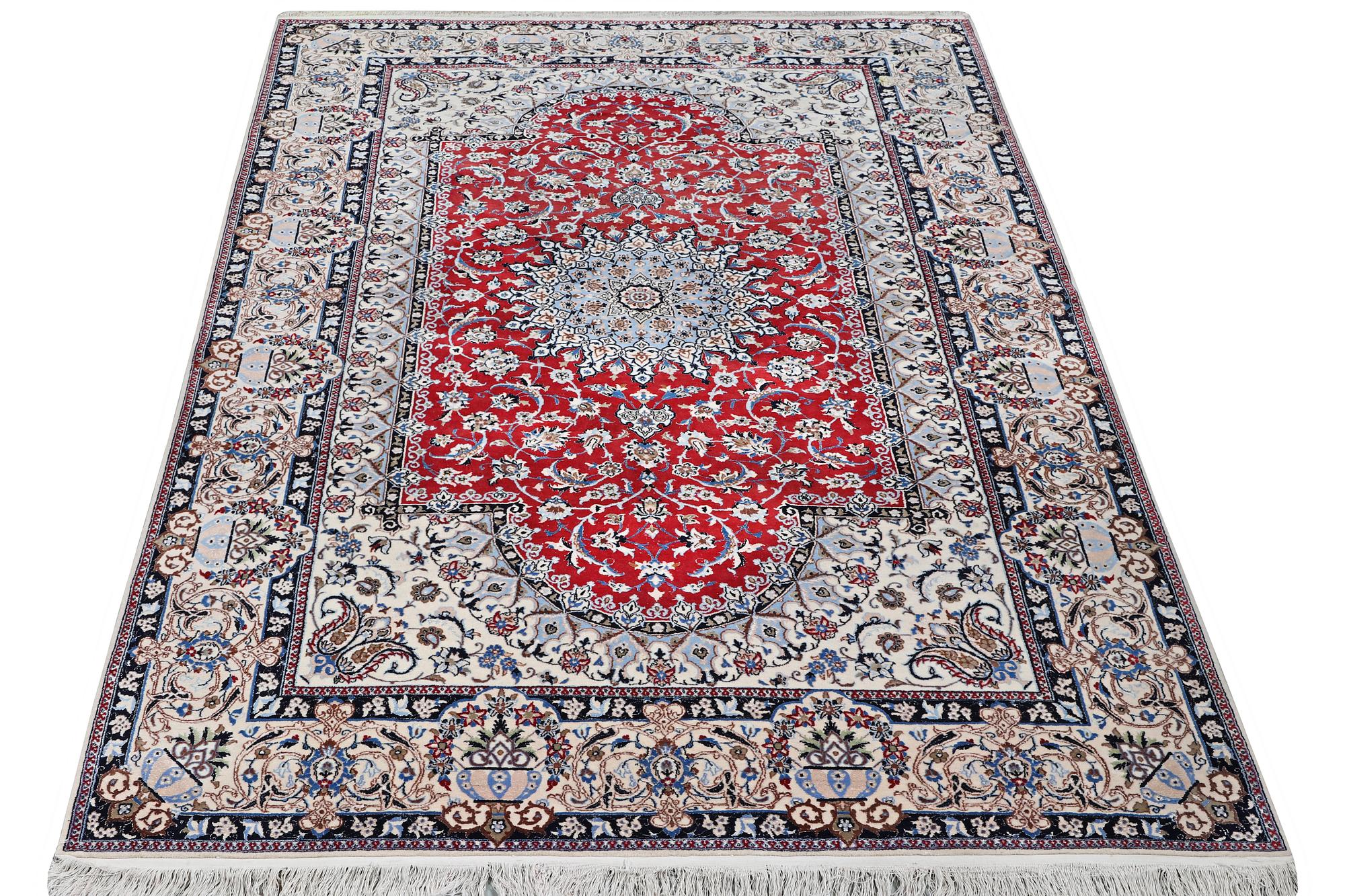 Matta, Nain part silk, 6 laa, ca. 303 x 184 cm.