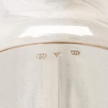 A silver cocktail shaker, Czechoslovakia 1945-1949.