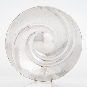 Tapio Wirkkala, sterling silver dish 'TW 143', Kultakeskus, Hämeenlinna 1972.