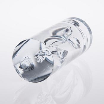 LJUSSTAKE, glas, "Janus", signerad Timo Sarpneva, Iittala 1993 5/5000.