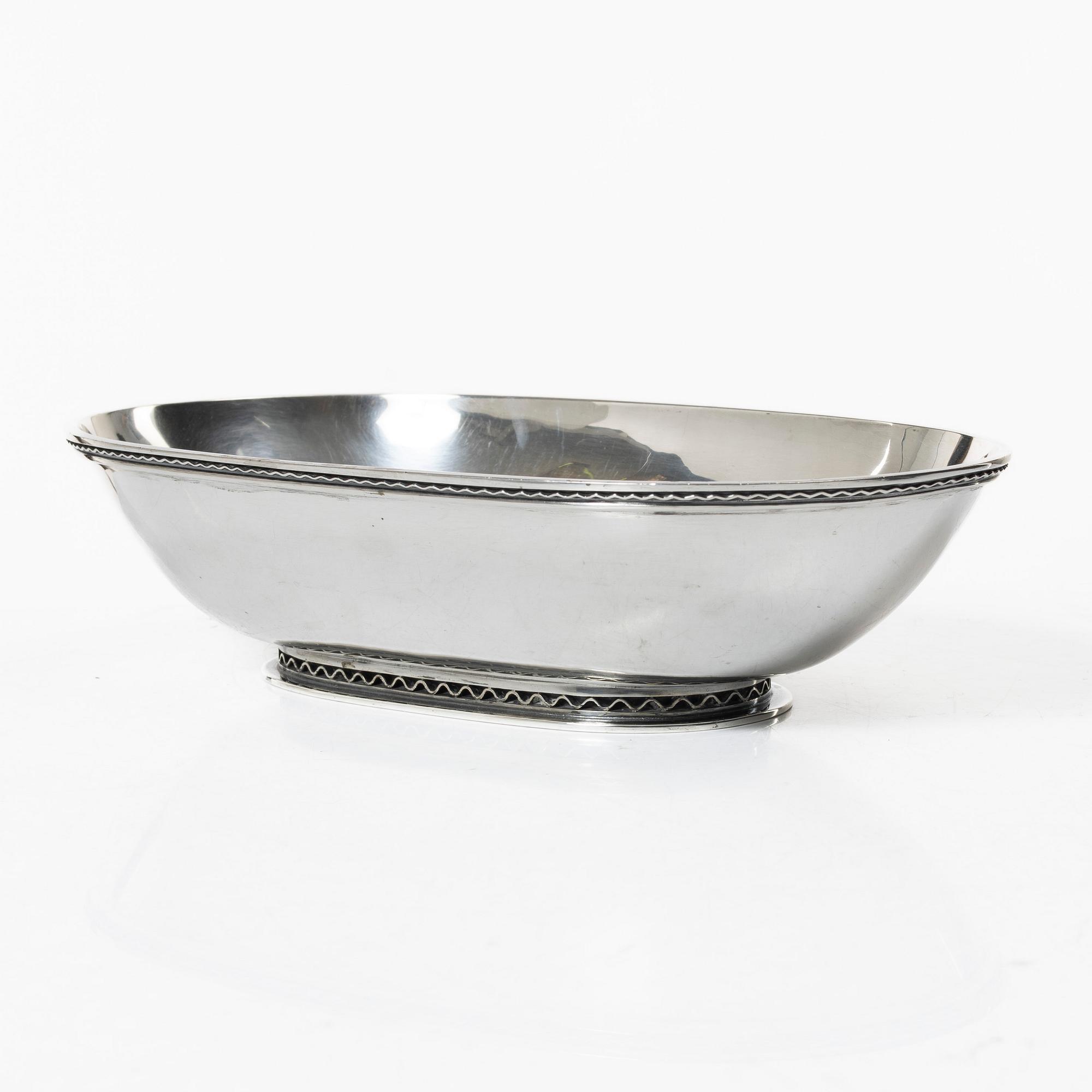 Eric Råström, Skål, silver, CG Råström, Stockholm 1953.