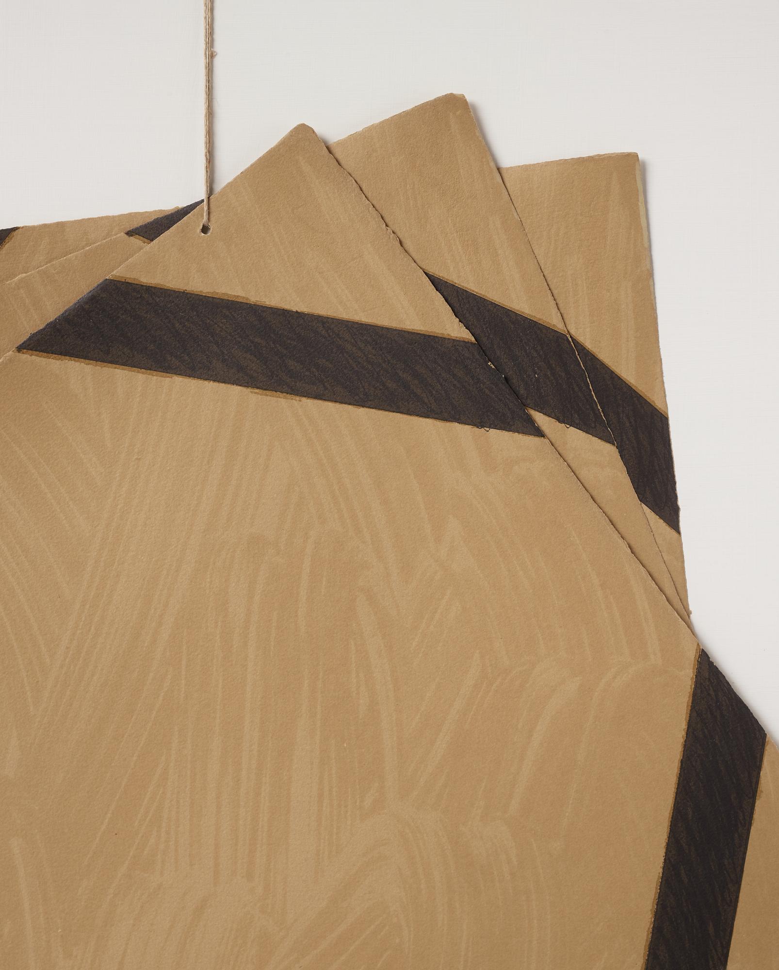 Richard Smith, collage/multipel. Signerad och daterad 1975. Numrerad 69/75.