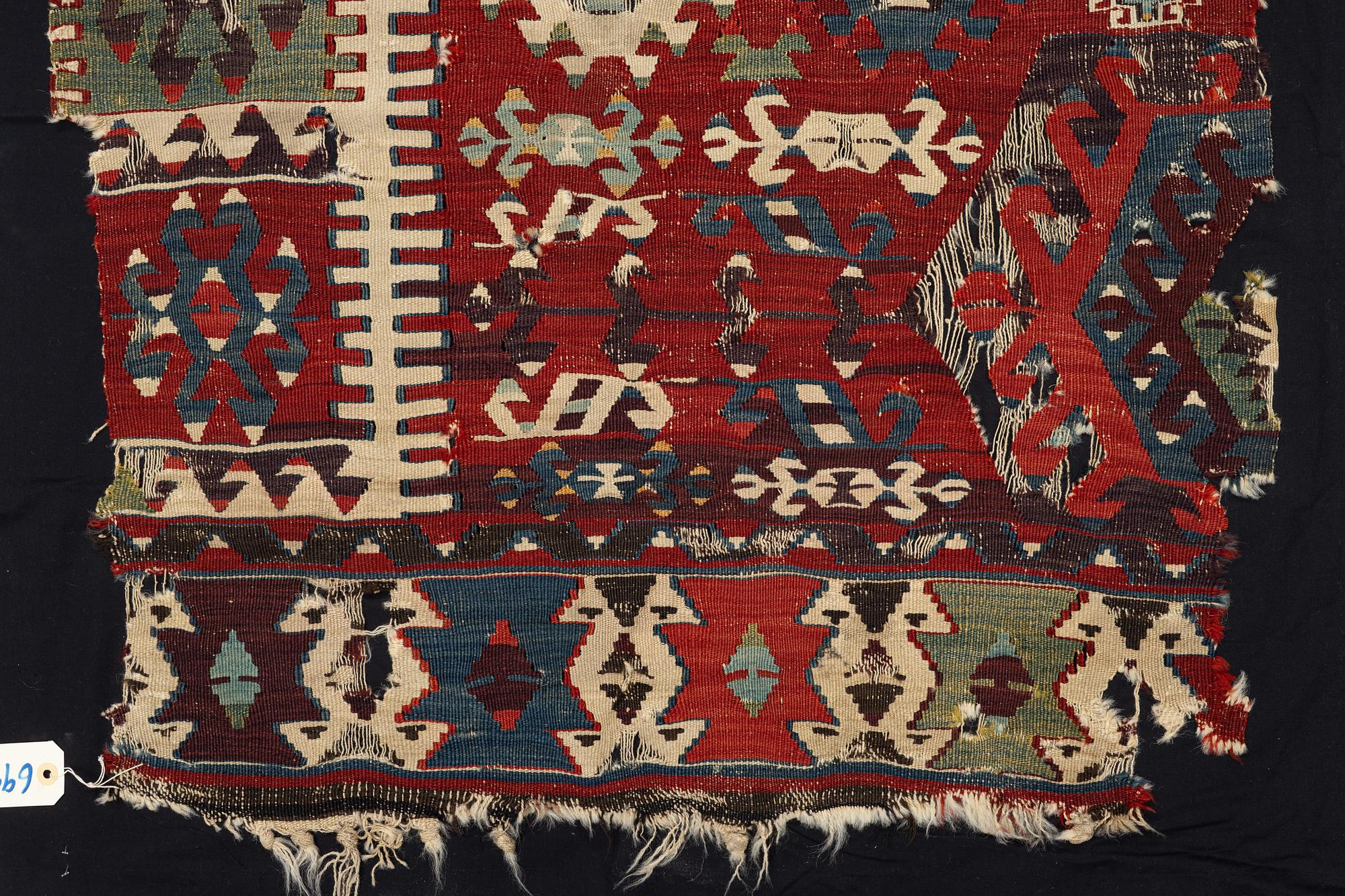 Kelim fragment, West Anatolia, c. 223 x 86 cm.