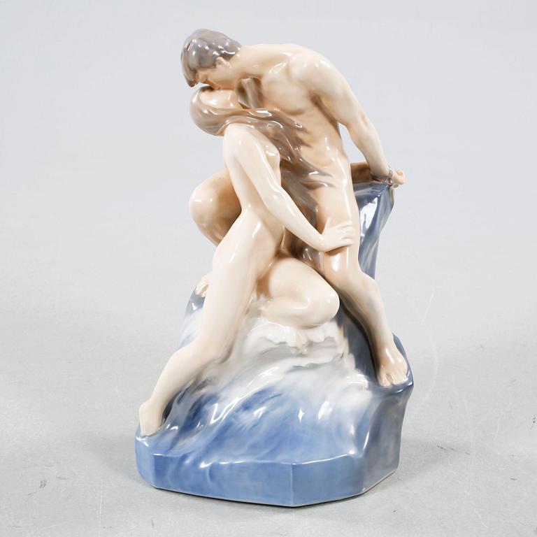 A porcelain figurine, model 3049, probably Holger Christiansen, Royal Copenhagen, signed in the porcelain, 20th century.