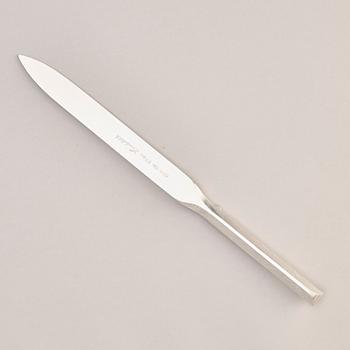 A sterling silver letter knife, mark of Rolf Lindståhl, Stockholm 2000.