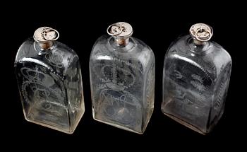 FLASKSCHATULL, 1800-talets mitt.