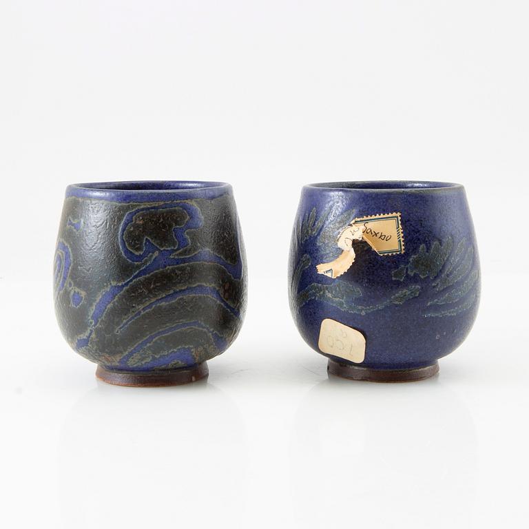 Gunnar Nylund, bowls 2 pcs. Nylund & Krebs, 1929-30 Copenhagen Denmark.