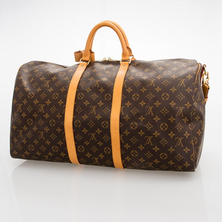 Louis Vuitton, 'Keepall 55 bandoulière', weekend bag.