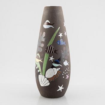 Anna-Lisa Thomson, a floor vase, 'Havsflora', Upsala-Ekeby,  1956-1964.