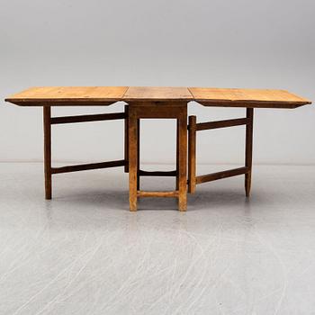 A Swedish 19th century gateleg table.