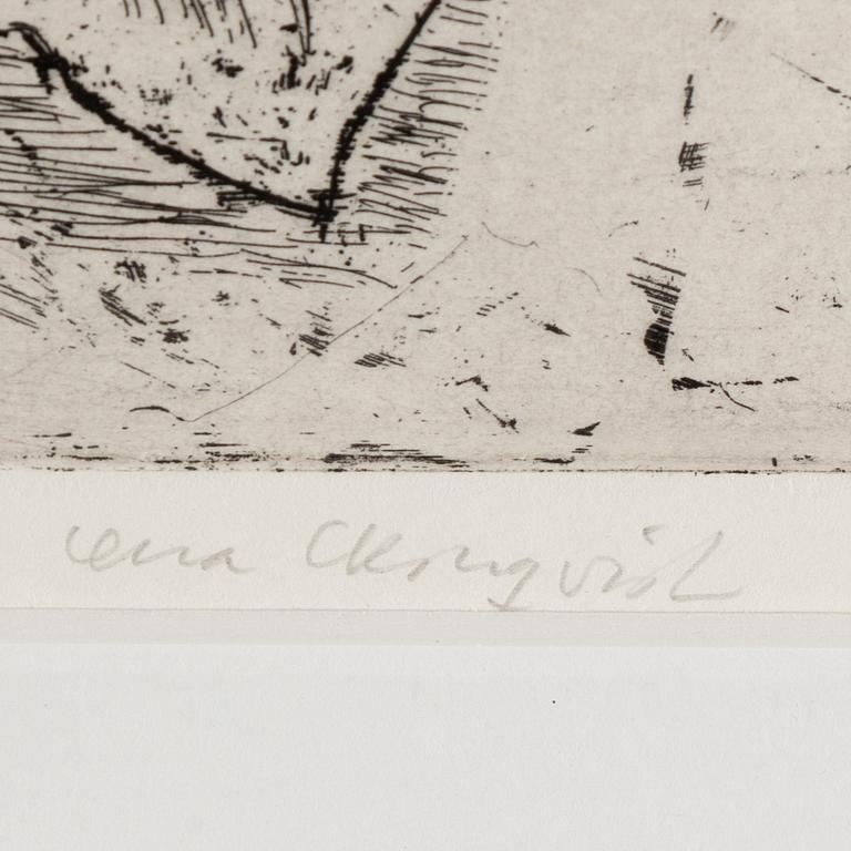 LENA CRONQVIST, etching, 1981, signed 145/150.