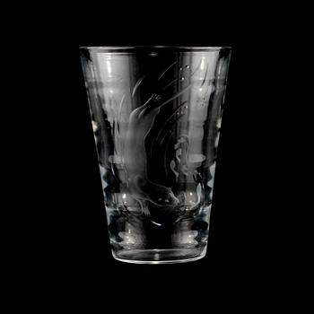 VAS, glas, omkring 1900-talets mitt/andra hälft.