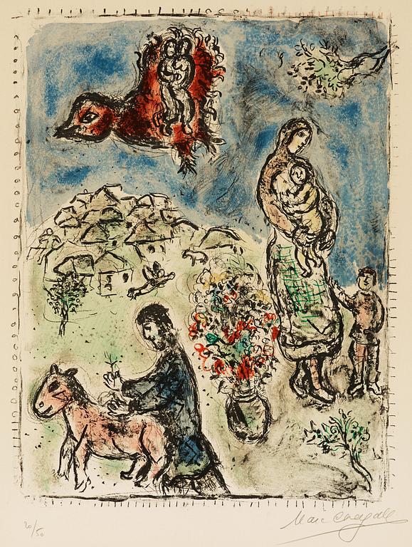 Marc Chagall, "Entre printemps et été".