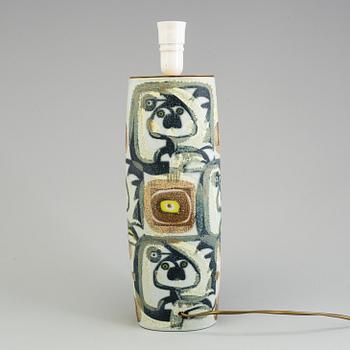 A ceramic table lamp by Johanne Gerber, Royal Copenhagen, 20th century.