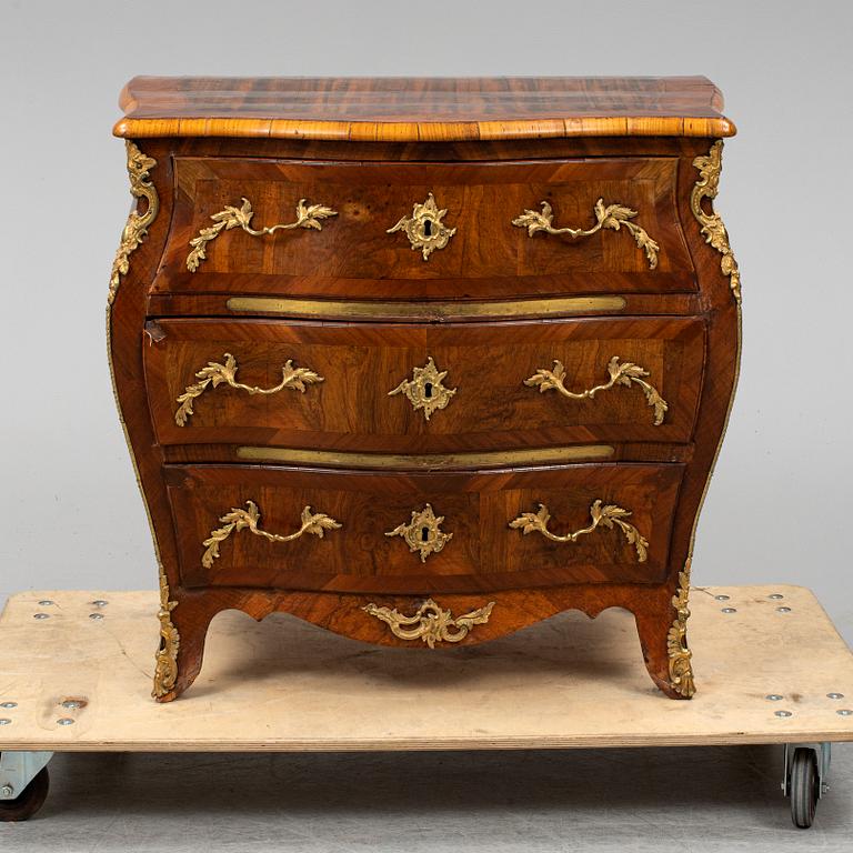 A Rococo chest of drawers, second half of the 18th century.