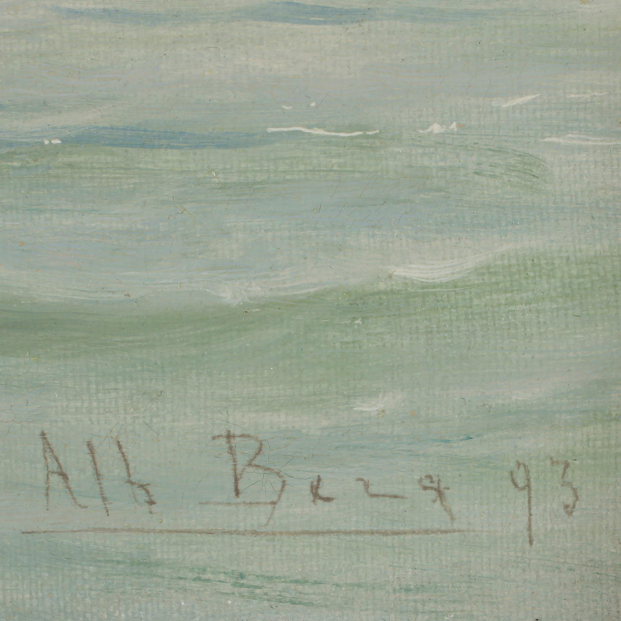 ALBERT BERG, olja på duk, sign o dat Alb. Berg 93.