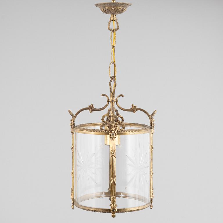 A ceiling lamp, mid-20th Century.