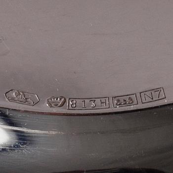 COASTERS, 6 st, silver, Hopeakeskus, Tavastehus 1972. Vikt 156 g.