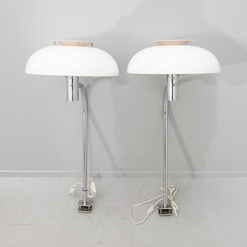 Olle Andersson, table lamps a pair "Sigma" Boréns late 20th century.