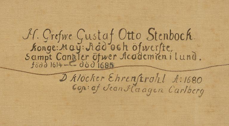 David Klöcker Ehrenstrahl, kopia efter, "Otto Stenbock" (1614-1685).