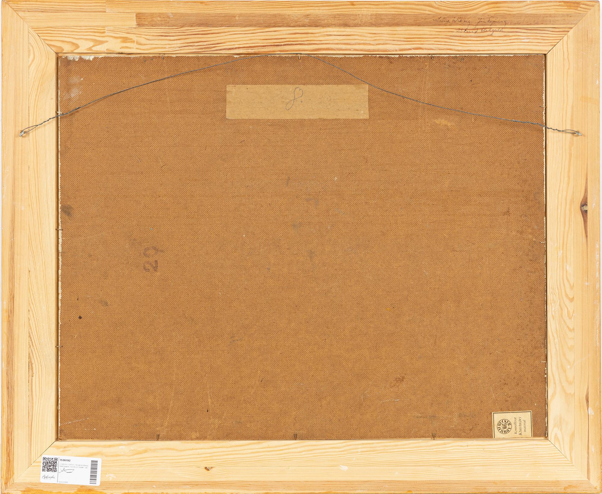 Lindorm Liljefors, Skogslandskap med jägare, hund och tjäder.