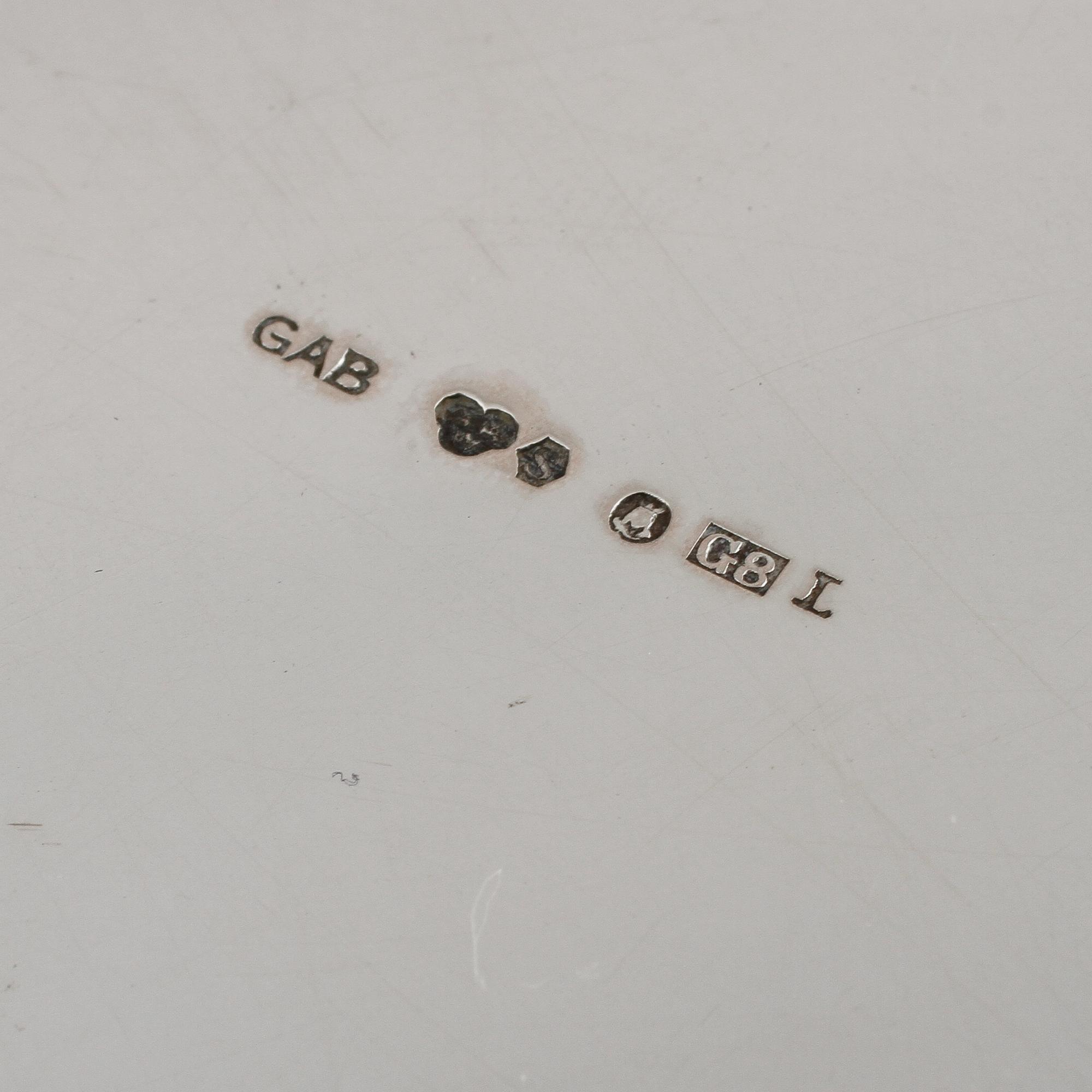 SKÅL, silver, GAB, Stockholm, 1933. Vikt 670 g.