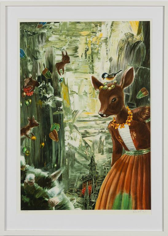 Ernst Billgren, "Äggvakt" – Ur portföljen "Vid vägens slut".