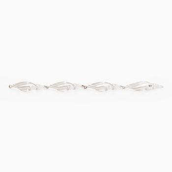 Lapponia, a sterling silver bracelet, Helsinki 1997.