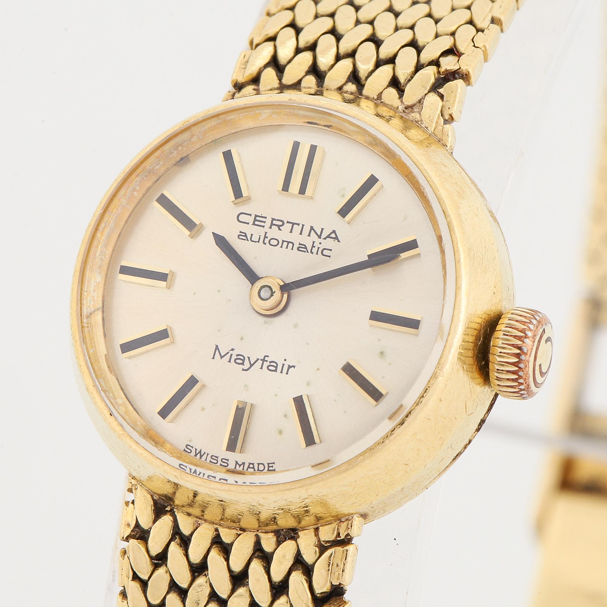Certina, Mayfair, wristwatch, 18 mm.
