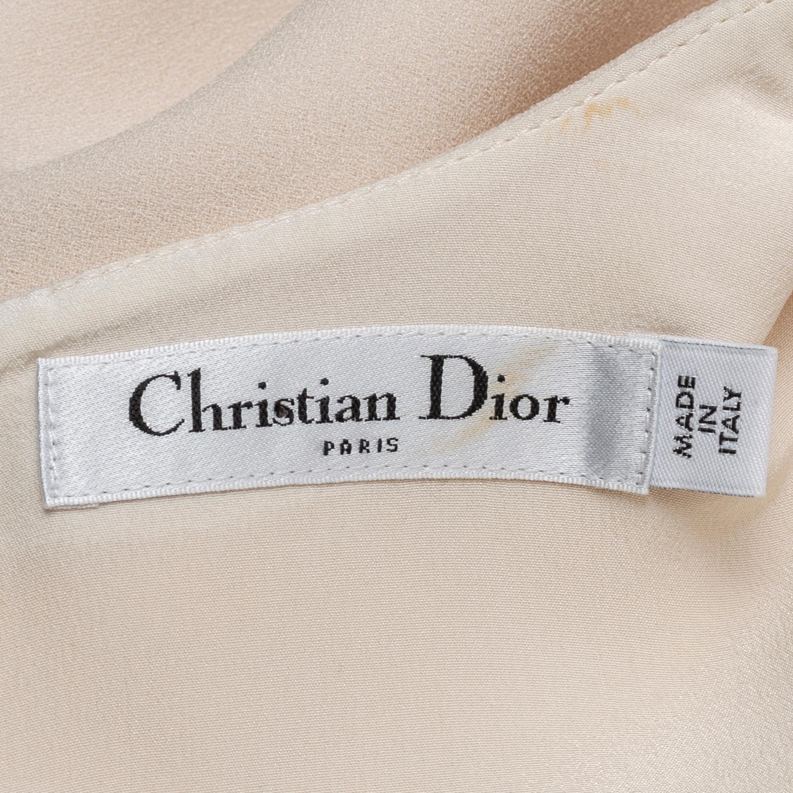 CHRISTIAN DIOR, klänning, fransk storlek 44.