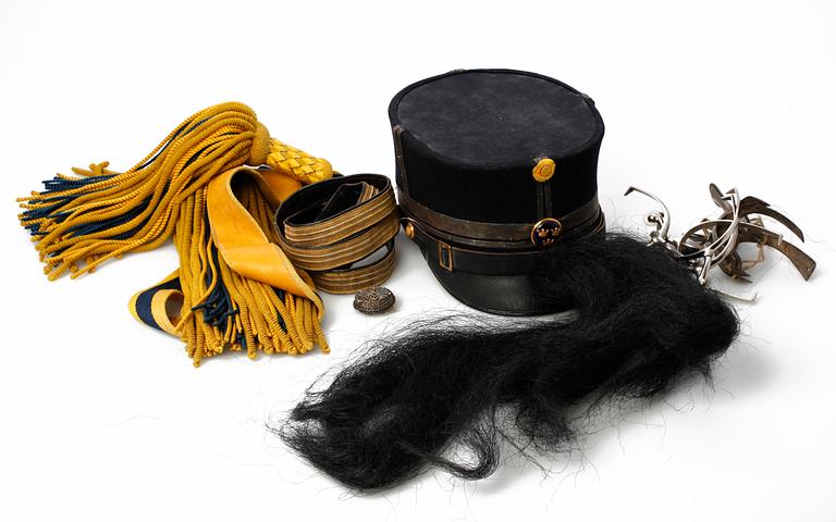 PARTI MILITARIA, ca 10 delar, mest 1900-tal.