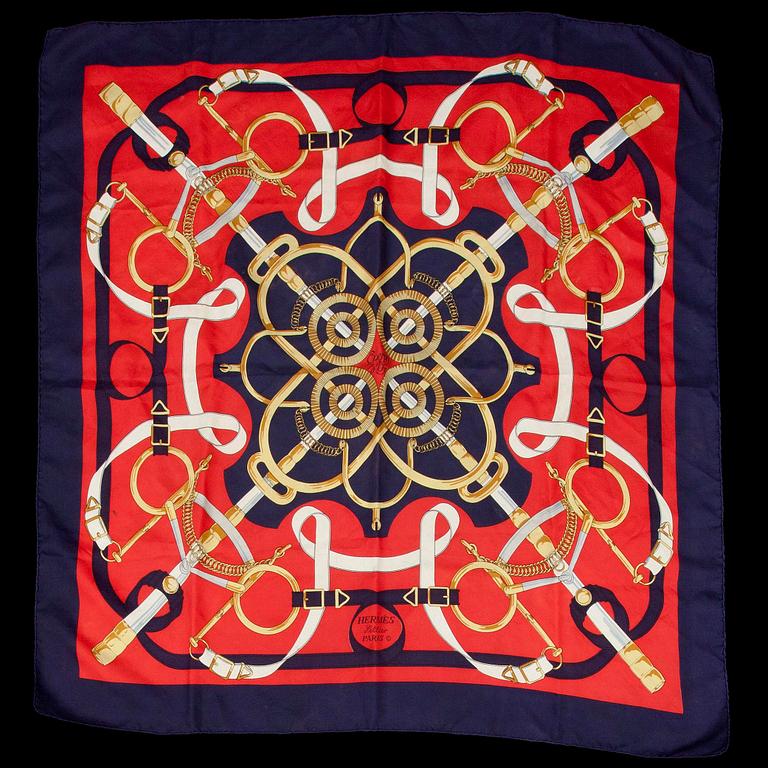 SCARF, "Eperon d'Or", Hermès, Paris.